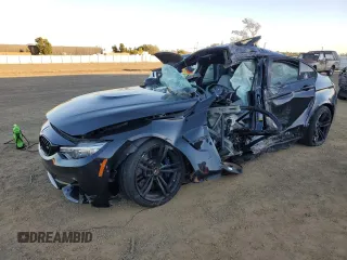 2016 BMW M3 with VIN WBS8M9C51G5D31116, listed as a Copart auction lot 80084184 with 0 mi miles and Salvage Title. Bid and sale history available at carsss.com. Image 1.