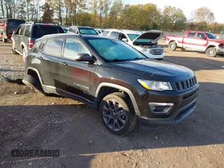 2021 Jeep Compass 80th Anniversary with VIN 3C4NJDEB0MT601065, listed as a IAAI auction lot 40804626 with 47,373 mi miles and . Bid and sale history available at DreamBid. Image 1.