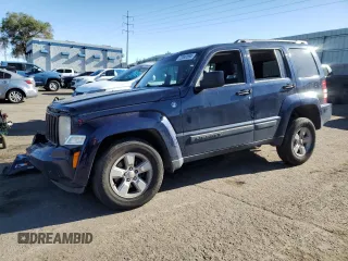 2012 Jeep Liberty Sport with VIN 1C4PJMAK3CW153833, listed as a Copart auction lot 46395255 with 189,635 mi miles and Salvage title. Bid and sale history available at DreamBid. Image 1.
