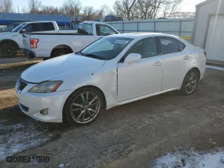 2008 Lexus IS 250 with VIN JTHBK262785072270, listed as a Copart auction lot 46375645 with NaN miles and Clean Title. Bid and sale history available at carsss.com. Image 1.