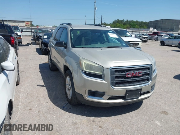 2013 GMC Acadia SLE with VIN 1GKKRPKD0DJ212456, listed as a IAAI auction lot 41978158 with 148,546 mi miles and . Bid and sale history available at DreamBid. Image 1.