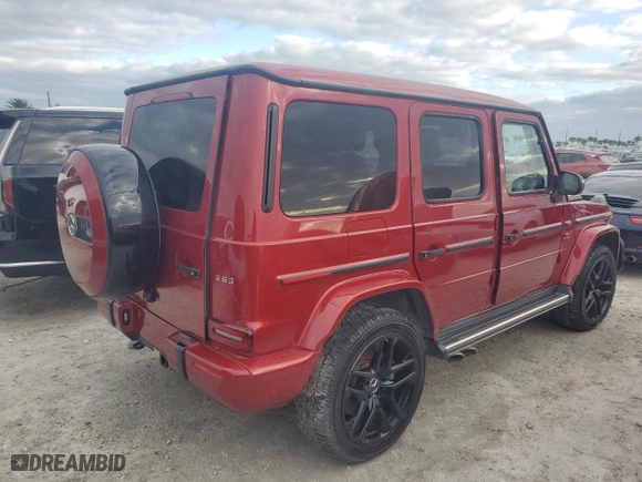 2022 Mercedes-Benz G-Class AMG G 63 with VIN W1NYC7HJ4NX454274, listed as a Copart auction lot 76661924 with 7,799 mi miles and Non Repairable. Bid and sale history available at carsss.com. Image 3.