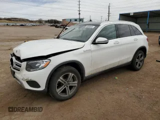 2018 Mercedes-Benz GLC with VIN WDC0G4KB4JV054384, listed as a Copart auction lot 49698545 with 98,779 mi miles and Salvage Title. Bid and sale history available at carsss.com. Image 1.