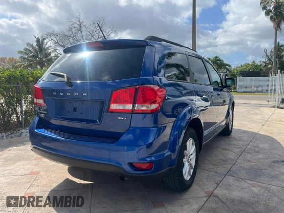 2015 Dodge Journey SXT with VIN 3C4PDCBB5FT518314, listed as a Copart auction lot 54726125 with 34,216 mi miles and Salvage Title. Bid and sale history available at carsss.com. Image 3.