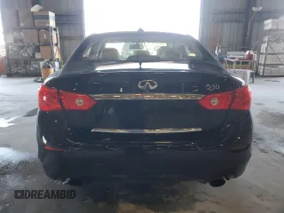 2017 Infiniti Q50 Signature Edition with VIN JN1EV7AP5HM735799, listed as a Copart auction lot 49099925 with 73,007 mi miles and Salvage Title. Bid and sale history available at DreamBid. Image 6.
