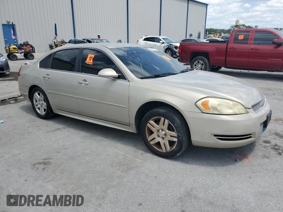 2012 Chevrolet Impala LT Retail with VIN 2G1WB5E32C1107055, listed as a Copart auction lot 53727135 with 219,249 mi miles and Salvage Title. Bid and sale history available at DreamBid. Image 4.