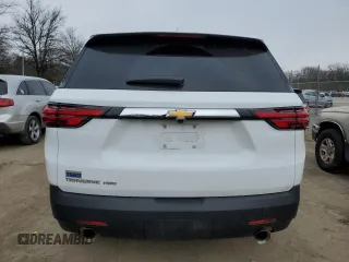 2022 Chevrolet Traverse LS with VIN 1GNEVFKW3NJ194785, listed as a Copart auction lot 89382785 with 30,809 mi miles and Salvage Title. Bid and sale history available at carsss.com. Image 6.