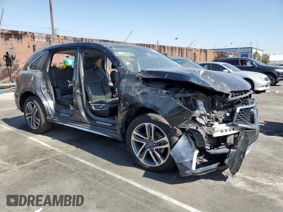 2019 Acura MDX with VIN 5J8YD4H34KL013933, listed as a Copart auction lot 46175195 with 0 mi miles and Salvage Title. Bid and sale history available at carsss.com. Image 4.