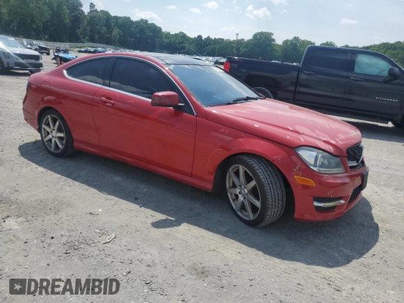 2012 Mercedes-Benz C 250 with VIN WDDGJ4HB4CF780942, listed as a Copart auction lot 59398325 with 155,955 mi miles and Salvage title. Bid and sale history available at DreamBid. Image 4.