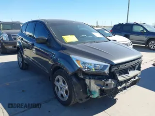 2017 Ford Escape S with VIN 1FMCU0F72HUE94674, listed as a IAAI auction lot 40860903 with 80,490 mi miles. Bid and sale history available at carsss.com. Image 1.