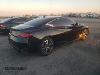 2022 Infiniti Q60 PURE with VIN JN1EV7JK6NM600315, listed as a Copart auction lot 79694504 with 84,201 mi miles and Salvage title. Bid and sale history available at DreamBid. Image 3.
