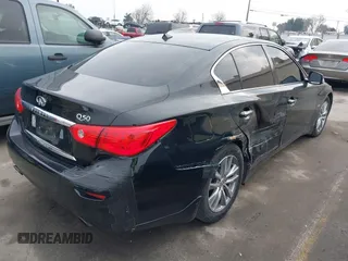 2017 Infiniti Q50 Signature Edition with VIN JN1EV7AP7HM741104, listed as a IAAI auction lot 41434197 with 78,033 mi miles and . Bid and sale history available at DreamBid. Image 4.