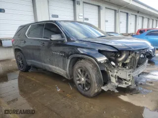 2021 Chevrolet Traverse LS with VIN 1GNERFKW3MJ226931, listed as a Copart auction lot 88984735 with 98,000 mi miles and Salvage Title. Bid and sale history available at carsss.com. Image 4.
