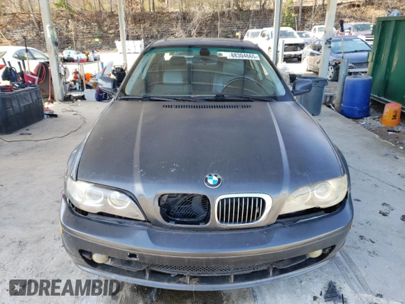 2004 BMW 3 Series 330Ci with VIN WBABD53494PL11316, listed as a Copart auction lot 88304665 with 0 mi miles and Clean Title. Bid and sale history available at carsss.com. Image 5.