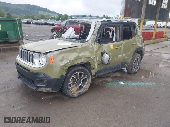 2015 Jeep Renegade Limited with VIN ZACCJBDT0FPB65261, listed as a IAAI auction lot 42523311 with 113,139 mi miles and . Bid and sale history available at DreamBid. Image 2.