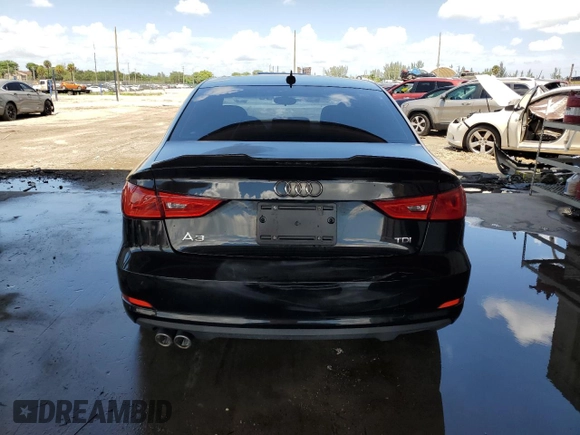 2015 Audi A3 2.0 TDI Premium with VIN WAUAJGFF5F1100066, listed as a Copart auction lot 65193593 with 79,205 mi miles. Bid and sale history available at carsss.com. Image 6.