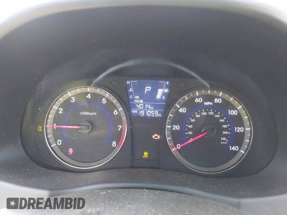 2013 Hyundai Accent GS with VIN KMHCT5AE3DU111034, listed as a IAAI auction lot 41479109 with 191,059 mi miles and . Bid and sale history available at DreamBid. Image 7.