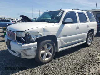 2005 GMC Yukon Denali z VIN 1GKEK63U85J123214, wystawiony jako Copart lot #49684485 z przebiegiem 238 258 mil mil oraz Szkoda całkowita • Salvage title. Historia ofert i sprzedaży dostępna na DreamBid. Obrazek 1.