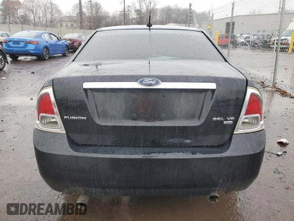2007 Ford Fusion SEL with VIN 3FAHP02117R267457, listed as a Copart auction lot 83765354 with 150,439 mi miles and Salvage Title. Bid and sale history available at carsss.com. Image 6.