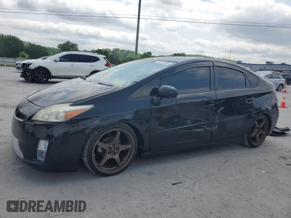 2011 Toyota Prius I with VIN JTDKN3DU2B5320872, listed as a Copart auction lot 54941855 with 189,276 mi miles and Salvage Title. Bid and sale history available at DreamBid. Image 1.