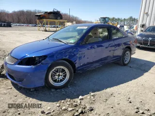 2005 Honda Civic Cpe LX with VIN 1HGEM225X5L044772, listed as a Copart auction lot 50895625 with 135,287 mi miles and Salvage Title. Bid and sale history available at carsss.com. Image 1.