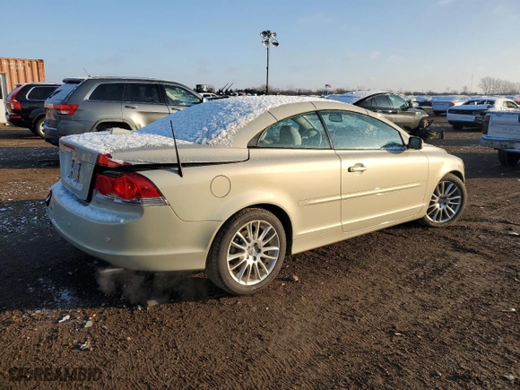 2006 Volvo C70 with VIN YV1MC68286J005932, listed as a Copart auction lot 85316554 with 118,663 mi miles and Salvage Title. Bid and sale history available at carsss.com. Image 3.