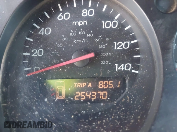 2002 Acura MDX with VIN 2HNYD18272H541171, listed as a IAAI auction lot 42141224 with 254,370 mi miles. Bid and sale history available at carsss.com. Image 16.