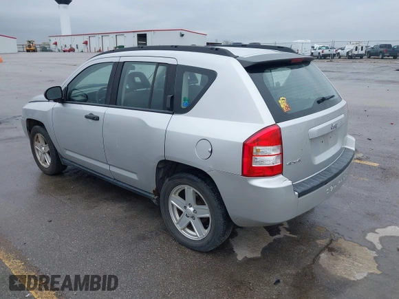 2007 Jeep Compass Sport with VIN 1J8FF47W77D278643, listed as a IAAI auction lot 42161111 with 164,805 mi miles and . Bid and sale history available at carsss.com. Image 3.