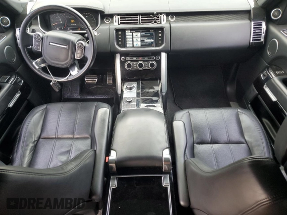 2014 Land Rover Range Rover Supercharged with VIN SALGS3TF0EA165129, listed as a Copart auction lot 50652275 with 121,131 mi miles and Salvage title. Bid and sale history available at DreamBid. Image 8.