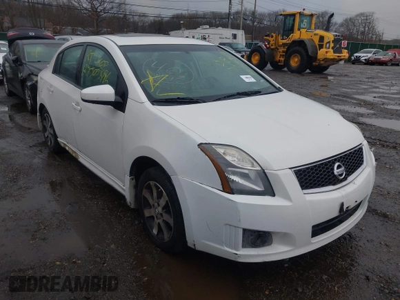 2012 Nissan Sentra SR with VIN 3N1AB6AP1CL615602, listed as a IAAI auction lot 41957254 with Not Provided miles and . Bid and sale history available at DreamBid. Image 1.