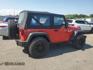 2018 Jeep Wrangler Willys Wheeler W with VIN 1C4AJWAG8JL897178, listed as a Copart auction lot 62576405 with 12,381 mi miles and Salvage title. Bid and sale history available at DreamBid. Image 3.