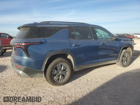 2024 Chevrolet Traverse FWD LT with VIN 1GNERGKSXRJ163840, listed as a Copart auction lot 84730324 with Not provided miles and Salvage title. Bid and sale history available at DreamBid. Image 3.