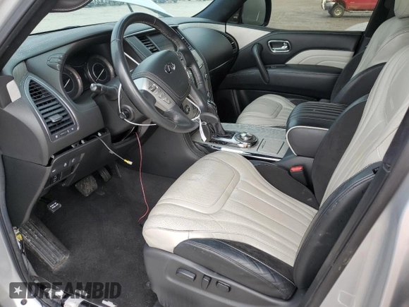 2019 Infiniti QX80 LUXE with VIN JN8AZ2NE1K9230269, listed as a Copart auction lot 39197074 with 97,573 mi miles. Bid and sale history available at carsss.com. Image 7.