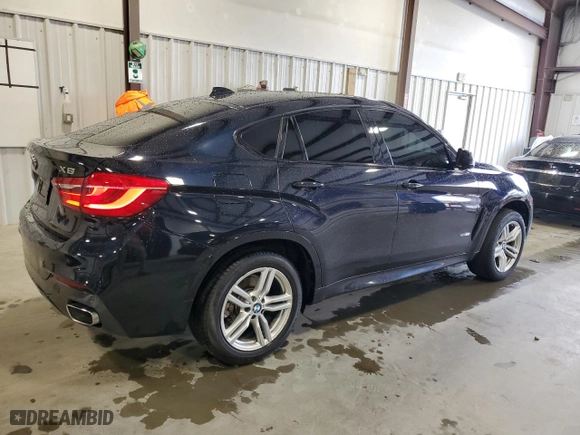 2016 BMW X6 xDrive35i with VIN 5UXKU2C56G0N78208, listed as a Copart auction lot 44994995 with 121,755 mi miles and Salvage Title. Bid and sale history available at carsss.com. Image 3.