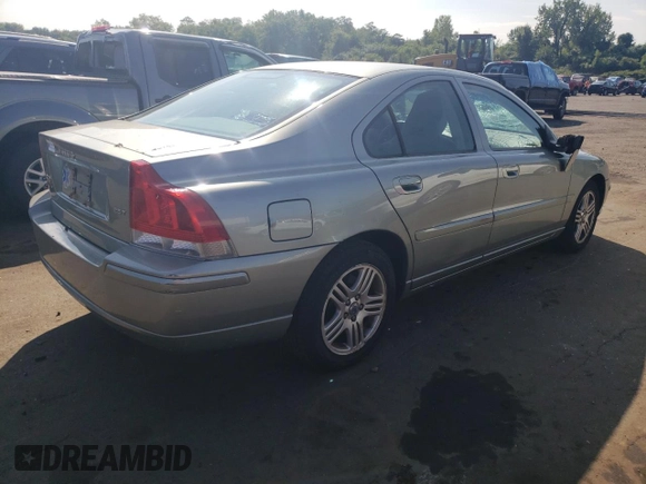 2007 Volvo S60 2.5L Turbo with VIN YV1RS592572607622, listed as a Copart auction lot 69009494 with 203,579 mi miles and Salvage Title. Bid and sale history available at carsss.com. Image 3.