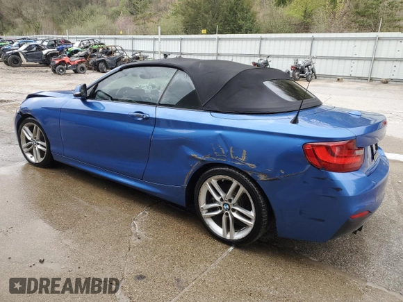 2016 BMW 2 Series 228i with VIN WBA1K9C58GV322471, listed as a Copart auction lot 39261604 with 71,839 mi miles. Bid and sale history available at carsss.com. Image 2.