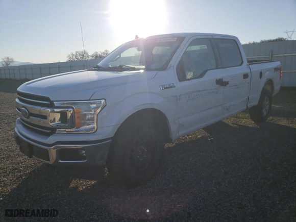 2020 Ford F-150 XL with VIN 1FTFW1E55LKE16931, listed as a Copart auction lot 87944425 with 119,437 mi miles and Salvage Title. Bid and sale history available at carsss.com. Image 1.