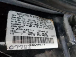 2017 Nissan Rogue Sport SV with VIN JN1BJ1CP7HW015918, listed as a Copart auction lot 46916185 with 95,613 mi miles and Non Repairable. Bid and sale history available at carsss.com. Image 13.