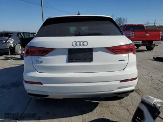 2021 Audi Q3 Premium with VIN WA1AUCF3XM1092773, listed as a Copart auction lot 49658385 with 72,572 mi miles and Salvage Title. Bid and sale history available at carsss.com. Image 6.