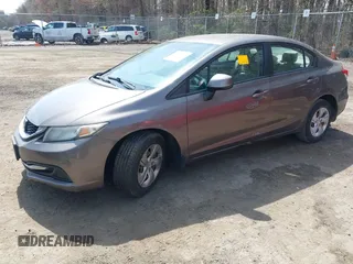 2013 Honda Civic LX with VIN 19XFB2F56DE291491, listed as a IAAI auction lot 41947866 with Not Provided miles and . Bid and sale history available at DreamBid. Image 17.