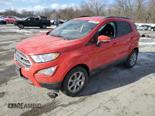 2020 Ford EcoSport SE z VIN MAJ3S2GE4LC377783, wystawiony jako Copart lot #84497284 z przebiegiem 28 330 mil mil oraz Szkody całkowita. Historia ofert i sprzedaży dostępna na DreamBid. Obrazek 1.