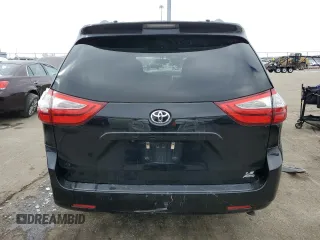 2017 Toyota Sienna LE with VIN 5TDJZ3DC7HS185821, listed as a Copart auction lot 45869055 with 99,169 mi miles and Salvage Title. Bid and sale history available at carsss.com. Image 6.