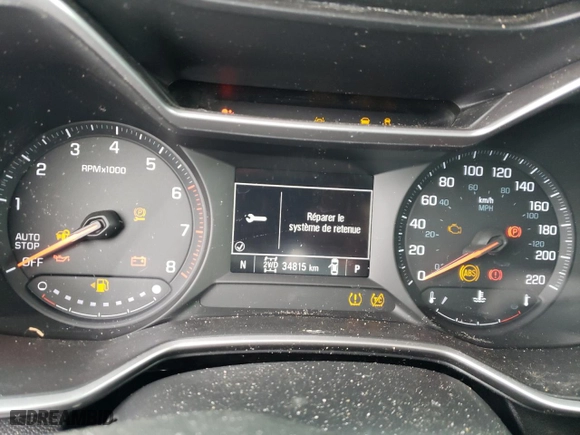 2023 Chevrolet TrailBlazer LS with VIN KL79MNSL3PB073729, listed as a Copart auction lot 89000915 with 34,815 mi miles and Salvage Title. Bid and sale history available at carsss.com. Image 9.