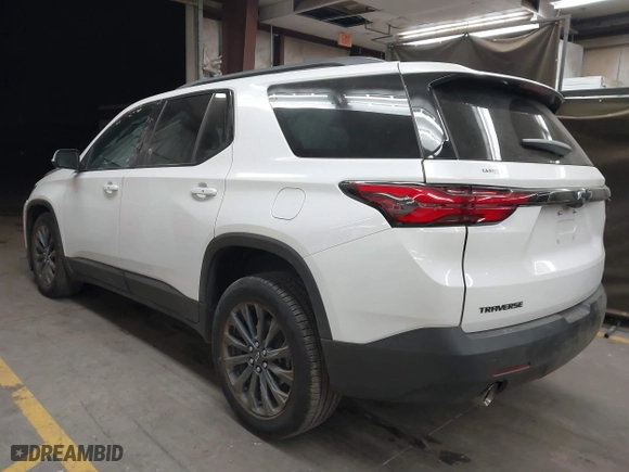 2022 Chevrolet Traverse RS with VIN 1GNERJKW3NJ130494, listed as a IAAI auction lot 41676897 with 54,571 mi miles. Bid and sale history available at carsss.com. Image 3.