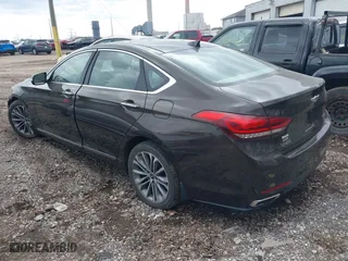 2016 Hyundai Genesis 3.8L with VIN KMHGN4JE9GU110867, listed as a IAAI auction lot 41729504 with 126,247 mi miles. Bid and sale history available at carsss.com. Image 3.
