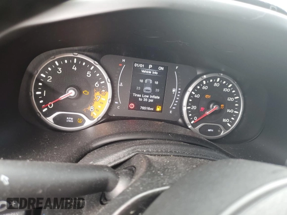 2018 Jeep Renegade Latitude z VIN ZACCJBBB2JPH28533, wystawiony jako Copart lot #52715455 z przebiegiem 76 516 mil mil oraz Czysty tytuł • Clean title. Historia ofert i sprzedaży dostępna na DreamBid. Obrazek 9.