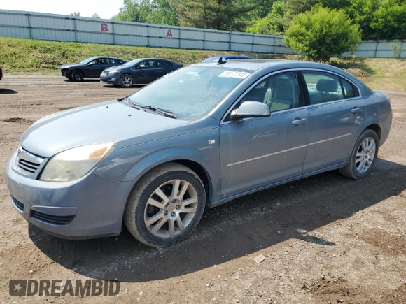 2008 Saturn Aura XE z VIN 1G8ZS57N48F282579, wystawiony jako Copart lot #59572345 z przebiegiem 91 104 mil mil oraz Czysty tytuł • Clean title. Historia ofert i sprzedaży dostępna na DreamBid. Obrazek 1.