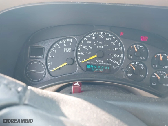 2001 Chevrolet Tahoe LS with VIN 1GNEK13T91R134375, listed as a IAAI auction lot 41846749 with 163,440 mi miles. Bid and sale history available at carsss.com. Image 7.