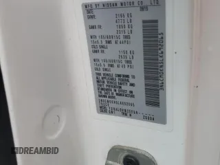 2020 Nissan NV200 S with VIN 3N6CM0KN5LK692065, listed as a Copart auction lot 47119005 with 123,991 mi miles and Salvage title. Bid and sale history available at DreamBid. Image 15.