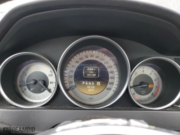 2012 Mercedes-Benz C-Class C 250 Sport with VIN WDDGF4HB1CA615901, listed as a Copart auction lot 45656425 with 151,150 mi miles and Salvage Title. Bid and sale history available at carsss.com. Image 9.